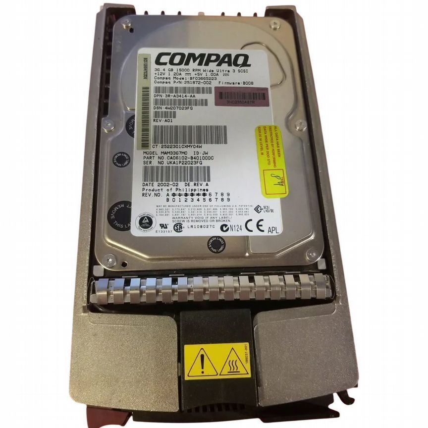 [BF03665223] Жесткий Диск Hp 36,4gb U160scsi 3.5" Bf03665223