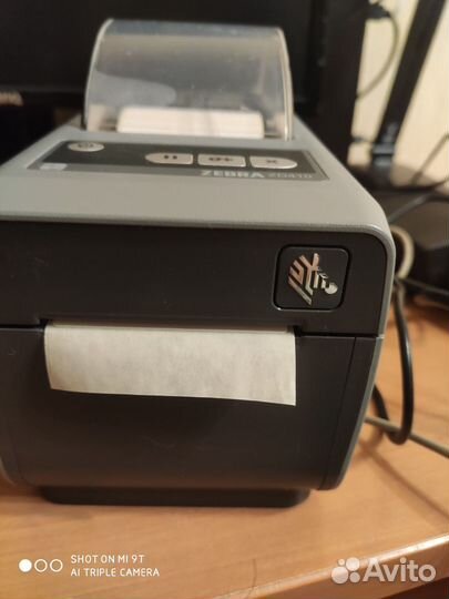 Термопринтер zebra ZD410 + лента 12 шт