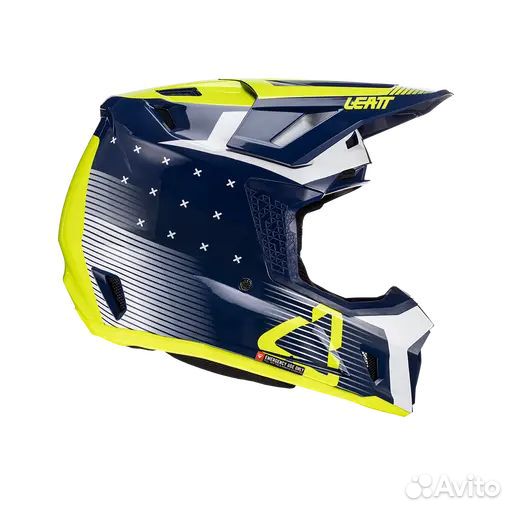 Мотошлем Leatt Moto 7.5 Helmet Kit (Blue, XS, 202