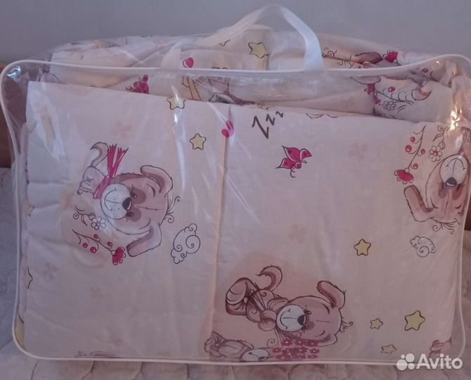 Постельное в детскую кроватку