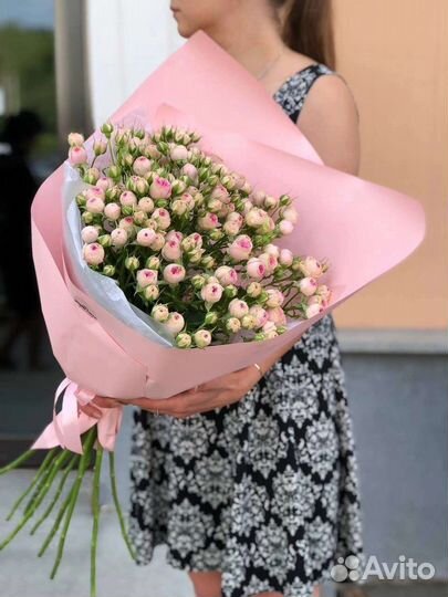 Цветы розы букет