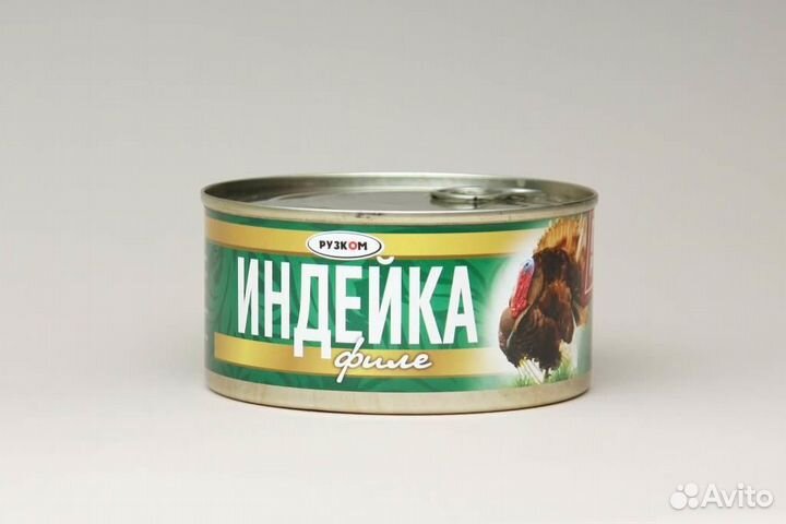 Индейка Филе и Тушеная в ж/б 0,325 грамм
