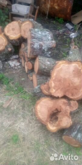 Фруктовые колотые дрова,спилы