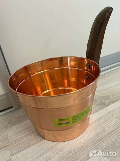 Бадья для воды 4 л из меди