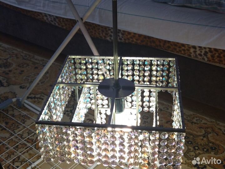 Люстра времен ссср(Богемия)