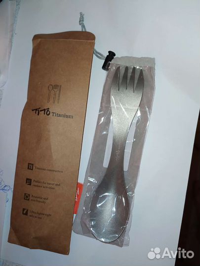 Ложка вилка из титанового сплава