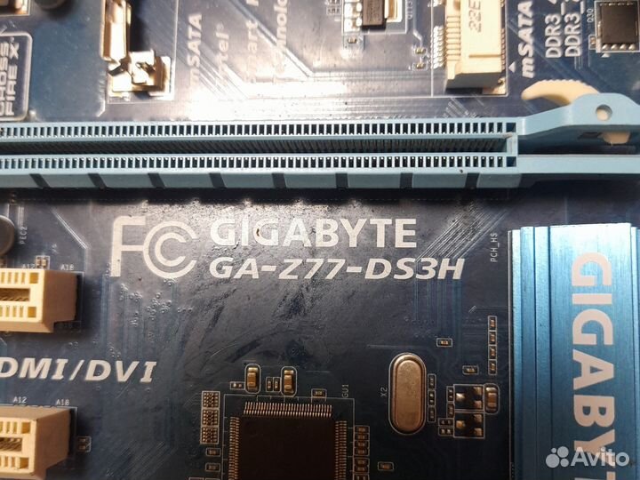 Материнская плата gigabyte GA-Z77-DS3H