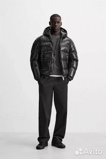 Пуховик zara moncler puffer jacket