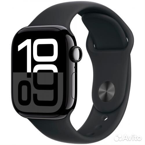 Apple Watch S10 44mm Jet Black Band