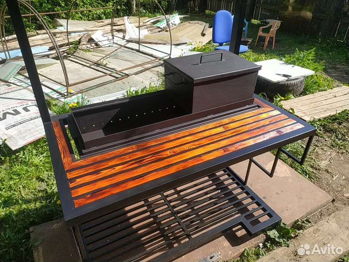 Мангальная зона 3в1 2100х120х65