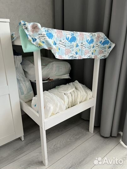 Пеленальный столик IKEA сниглар с матрасом