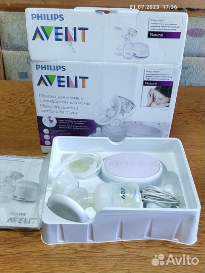 Молокоотсос avent электрический
