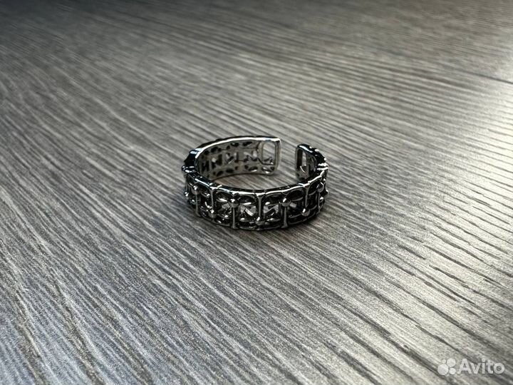 Кольцо в стиле Chrome Hearts