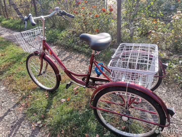 Велосипед взрослый новый грузовой Чемпион