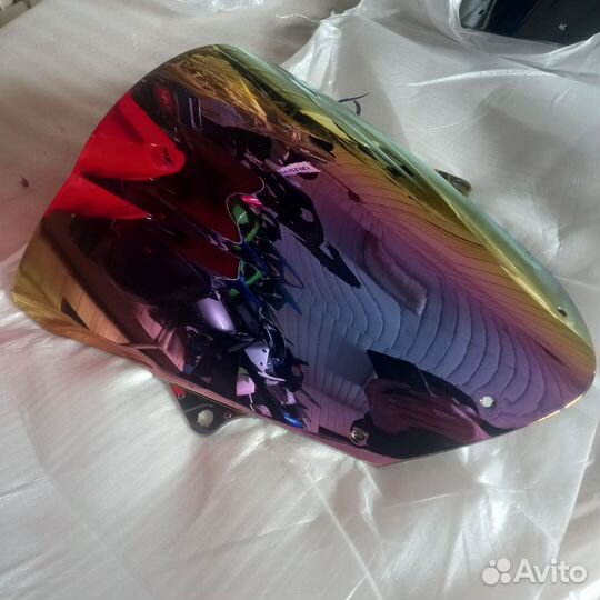 Стекло ветровое Kawasaki ZX6R 09-21 black iridium