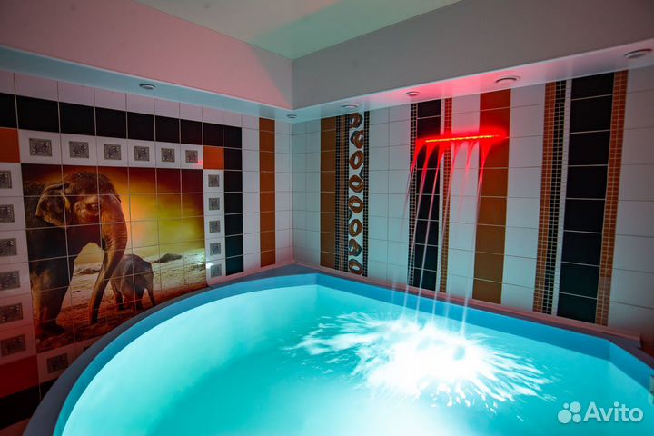 Сауна с бассейном