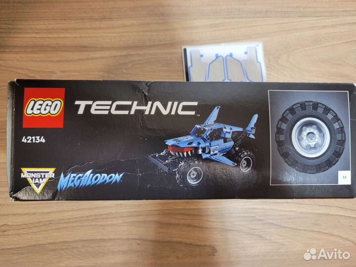 Lego Technic 42134 Monster Jam пустая коробка