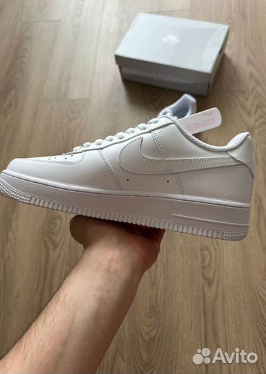 Кроссовки Nike AIR force 1 белые