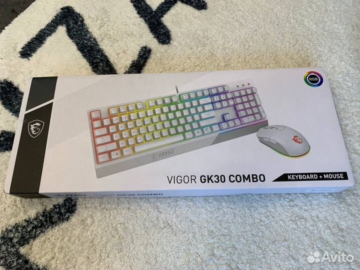 Игровое комбо клавиатура + мышь MSI
