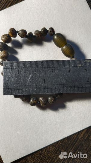 Детский янтарный браслет