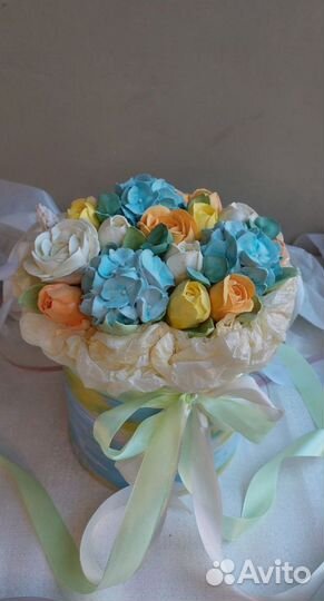 Букеты из зефира