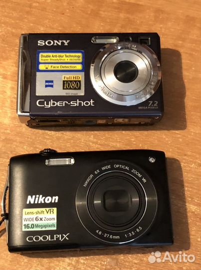 Фотоаппараты Soni и Nikon