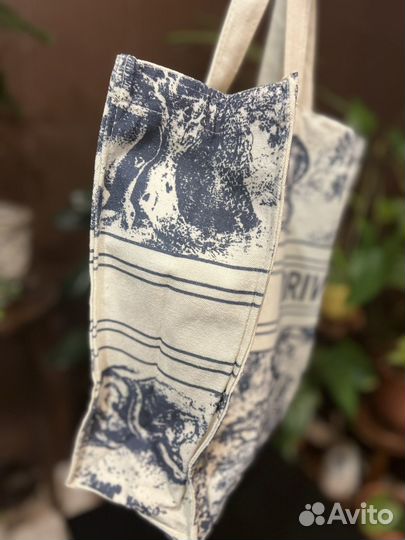 Christian dior шопер холщёвый vip gift новый