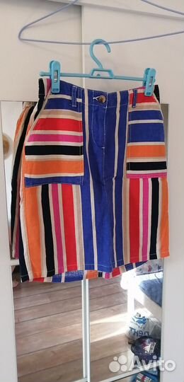 Юбка из льна и вискозы