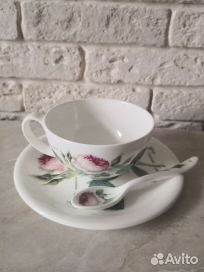 Посуда. Чашка, блюдце, ложечка