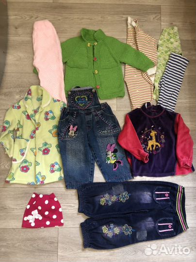 Пакет вещей на девочку от года до трёх