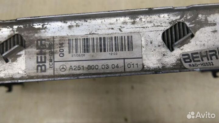 Радиатор основной Mercedes-Benz ML164 / W164