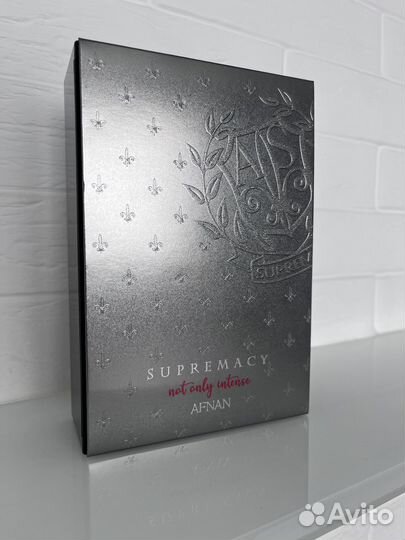 Afnan supremacy Not Only intense