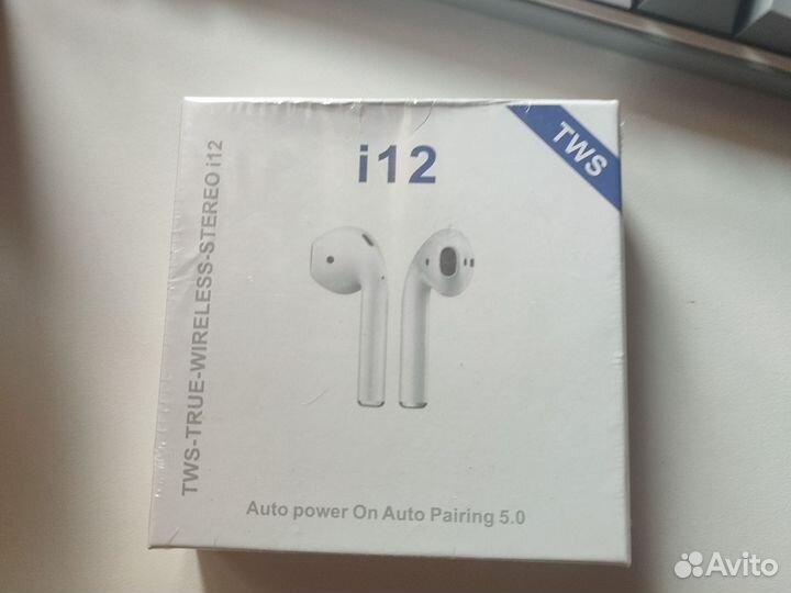 Беспроводные наушники earpods tws i12