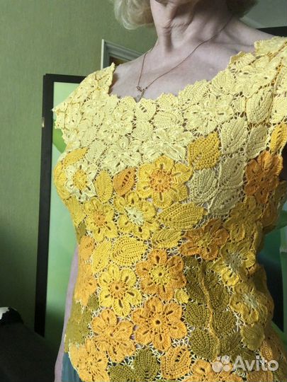 Кофта ирландское кружево 48 раз