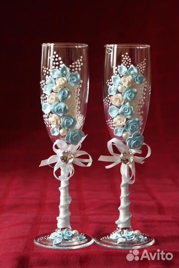 Изготовление свадебных бокалов