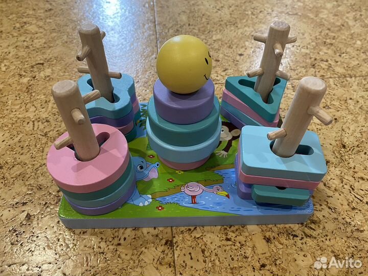 Развивающие игрушки из дерева