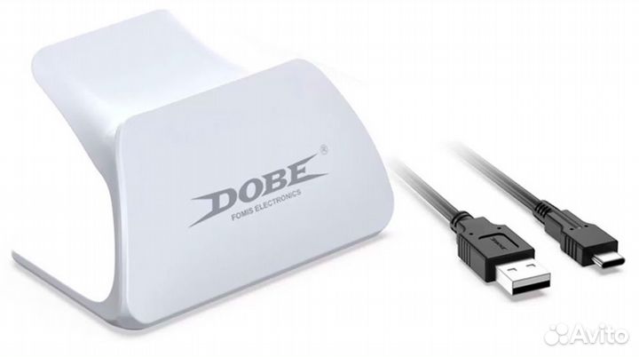 Подставка с кабелем для геймпада DualSense dobe Display Stand (TP5-0537) (белый)