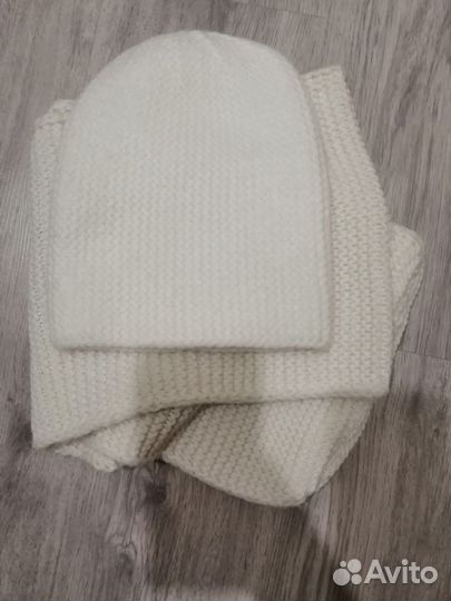 Комплект шапка и снуд женский