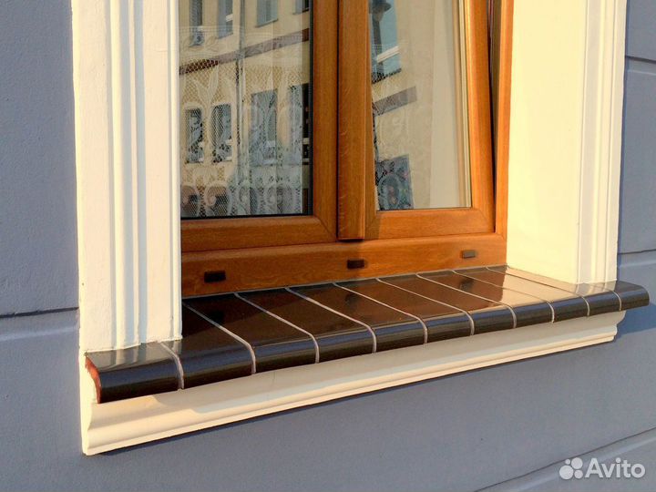 Подоконник из камня, по форме и толщине