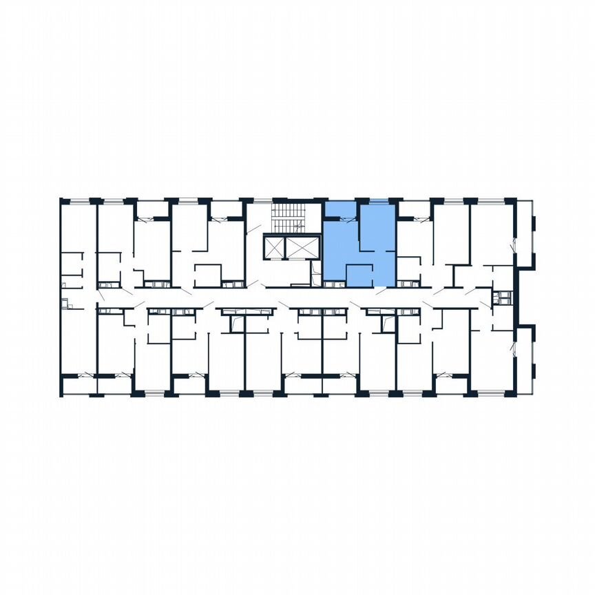 1-к. квартира, 34,4 м², 7/12 эт.