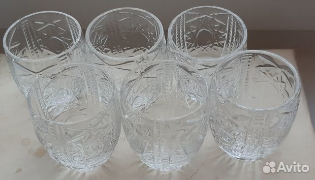 Рюмки - Стопки. Хрусталь. Алмазная грань. 6 штук