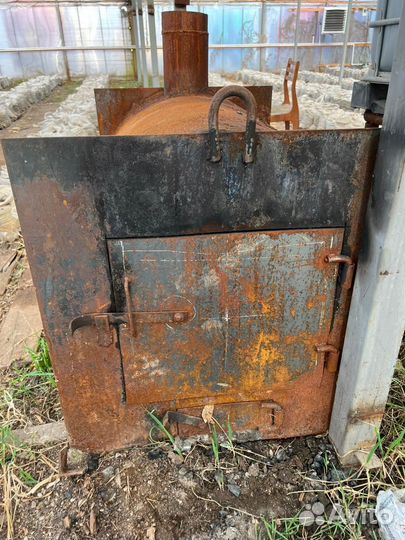 Печь дровяная отопительная