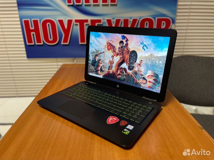 Игровой ноутбук HP с гарантией / GTX 1050