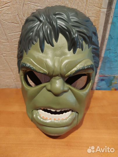 Маска халка+интерактивные кулаки