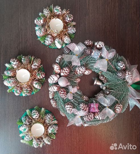 Подсвечник новогодний