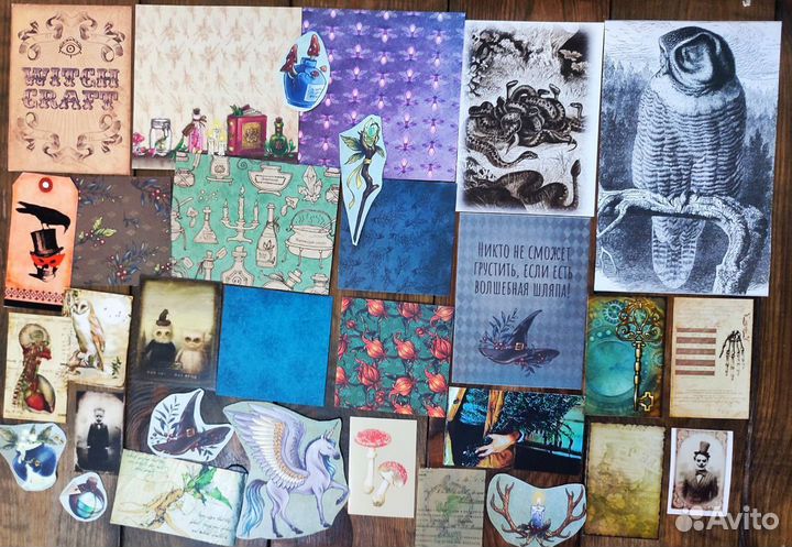 Наборы для скрапбукинга, штампы