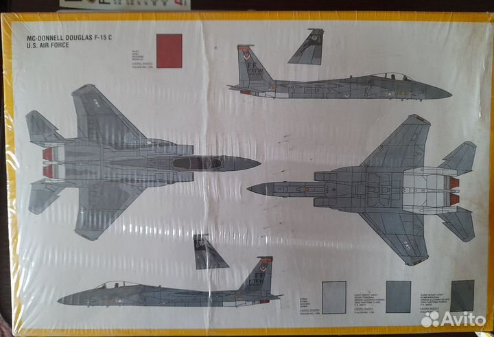 Сборная модель самолета F-15 C Eagle