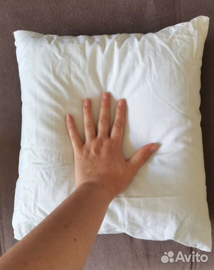 Новые пуховые подушки 35х35см