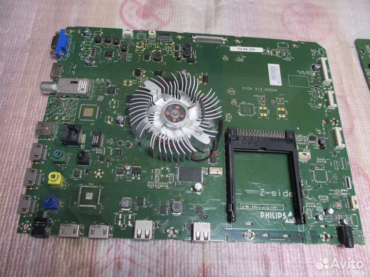 Ремонт материнских плат philips QFU1.1 QFU2.1 QFU1