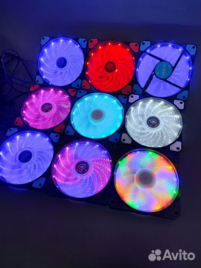 Опт от 10шт LED кулер 12*12см Вентилятор